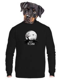 unisex mikina bez kapuce