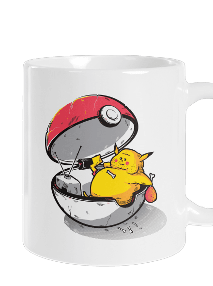 Konec pokémona klasický hrnek White