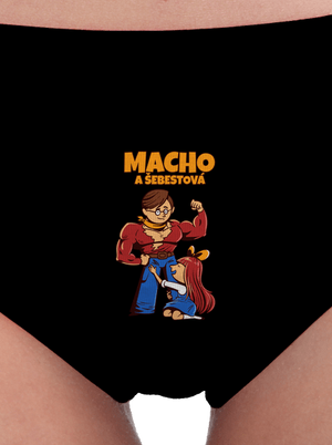 Macho a Šebestová dámské kalhotky Black