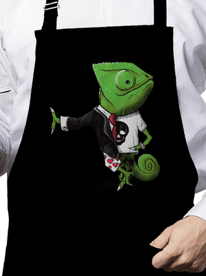 Mistr převleků zástěra Black