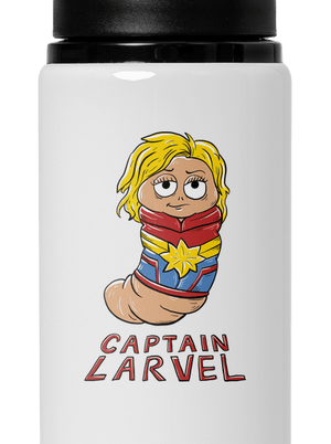 Captain Larvel lahev na vodu White