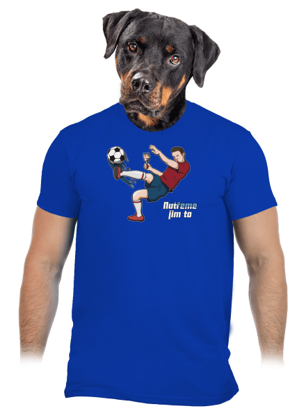 Natřeme jim to - Fotbal pánské tričko Royal Blue