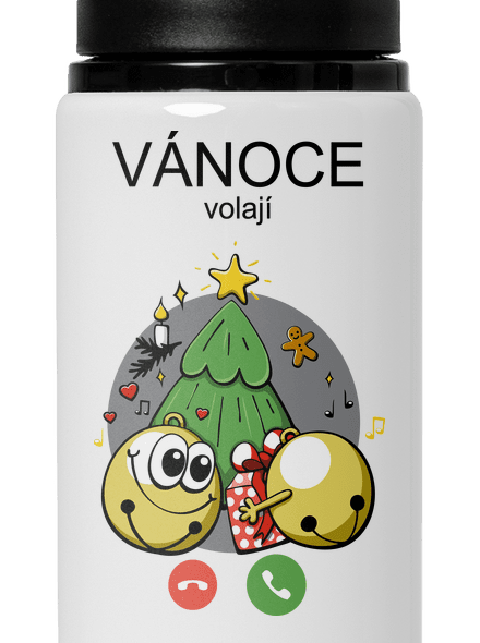 Vánoce volají lahev na vodu White