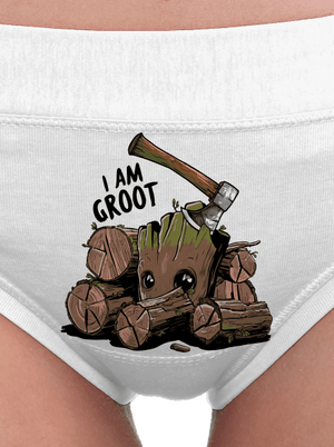 I Am Groot dámské kalhotky White