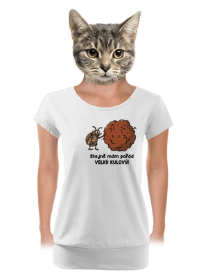 dámské tričko s lemem