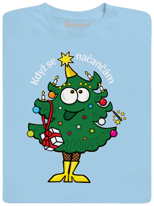 Když se načančám dětské tričko Sky Blue