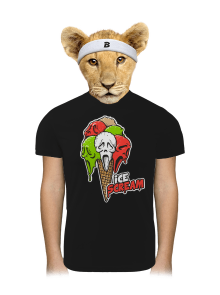 Ice Scream dětské sportovní tričko Black