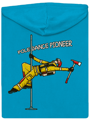 Pole Dance Pioneer dámská mikina na zip Blue Atol