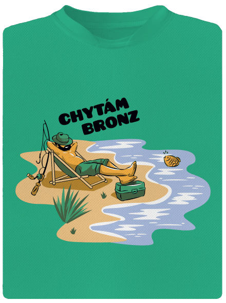 Chytám bronz pánské sportovní tričko Mint Mal