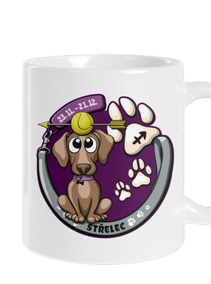 Psí horoskop: Střelec klasický hrnek White