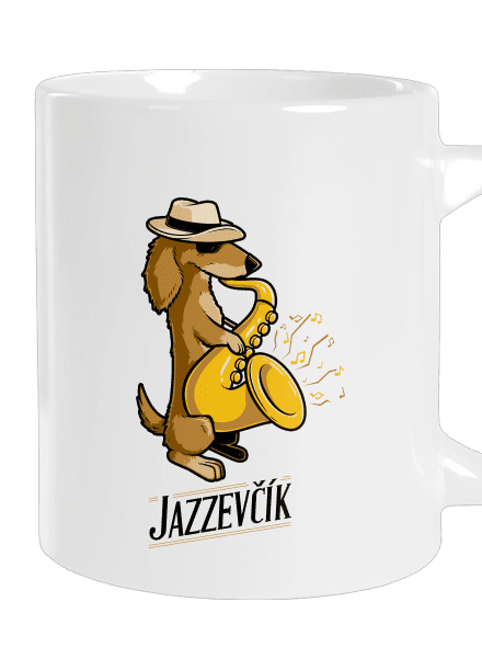 Jazzevčík velký hrnek White