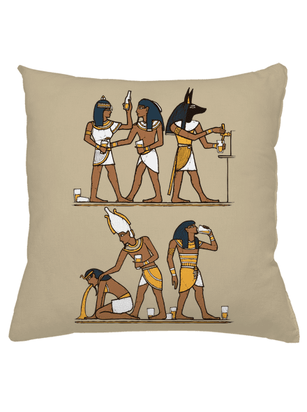 Egyptská párty polštář Beige