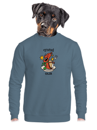 unisex mikina bez kapuce