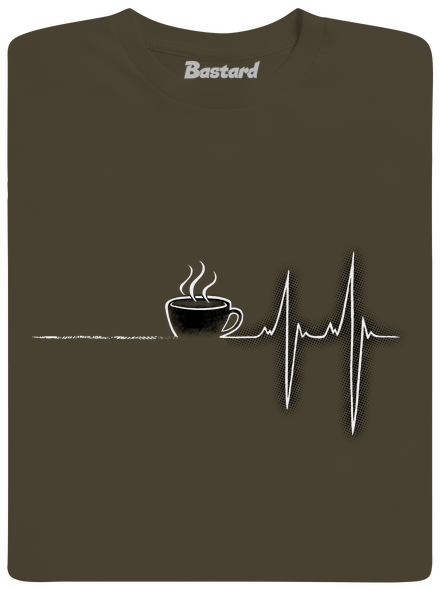 Coffee help pánské tričko Urban Khaki