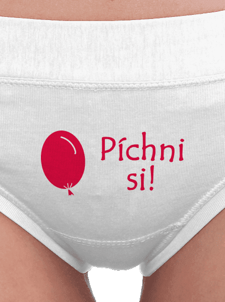 Píchni si dámské kalhotky White