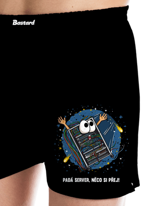 Padá server pánské trenky Black