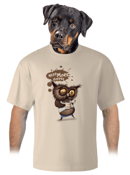Potřebuju víc kafe unisex tričko oversized Almond