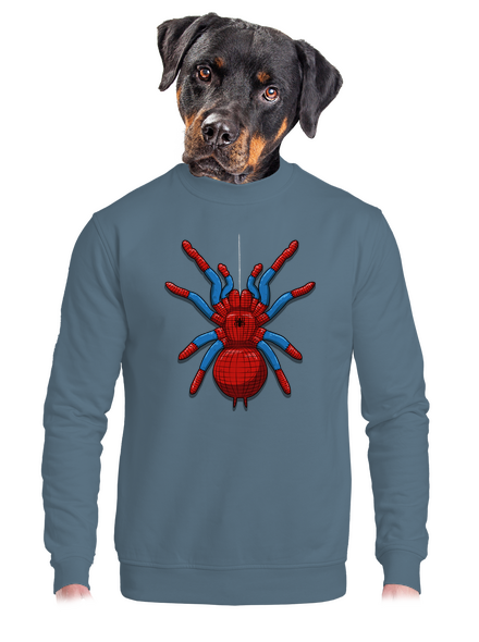 Spider unisex mikina bez kapuce Nordic Blue