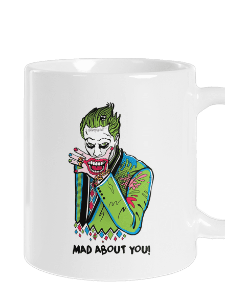 Joker a Harley klasický hrnek White