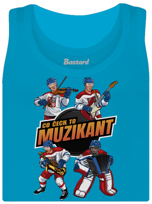 Co Čech, to hokejista dámské tílko klasické Blue Atol
