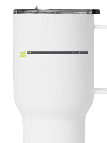 NYX lišta termohrnek White