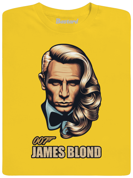 James Blond pánské tričko Gold