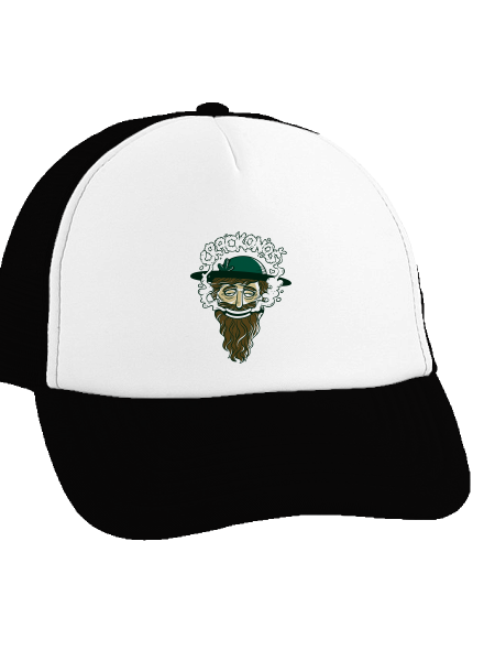 Crackonoš kšiltovka truckerka Black cap