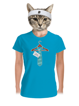 Nechci se vázat dámské sportovní tričko Blue Atol