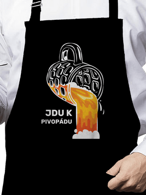 Pivopád zástěra Black