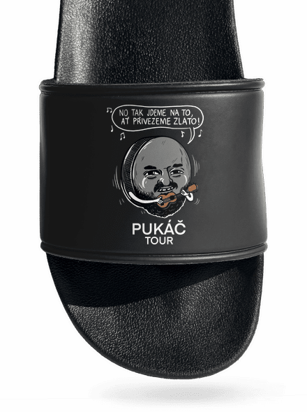 Pukáč tour pantofle Black
