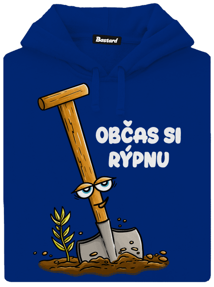 Občas si rýpnu dámská mikina klokanka Royal Blue Mal