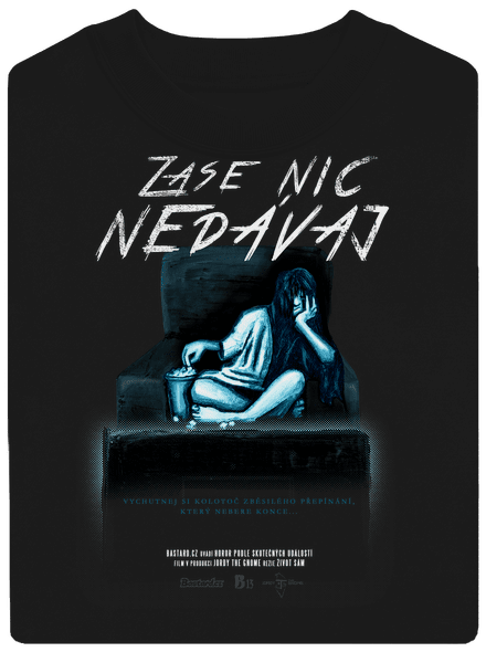 B13: Zase nic nedávaj unisex mikina bez kapuce Black