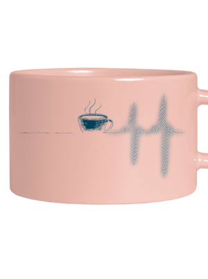 Coffee help hrnek makronka Pink Macaron