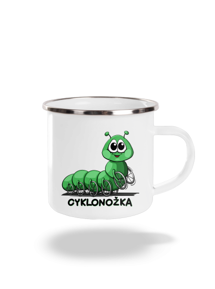 Cyklonožka plecháček White