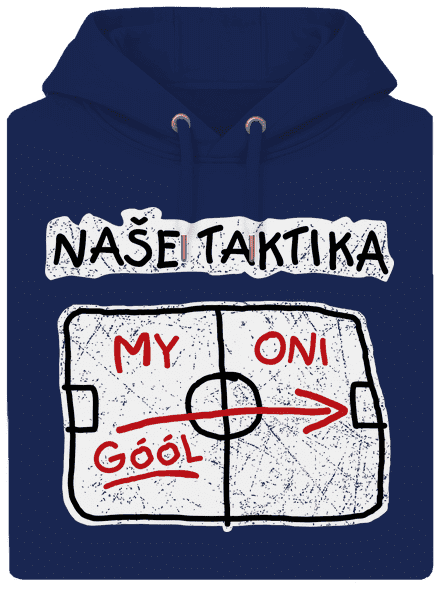 Naše taktika unisex mikina premium Navy