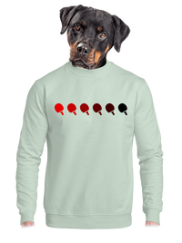 unisex mikina bez kapuce
