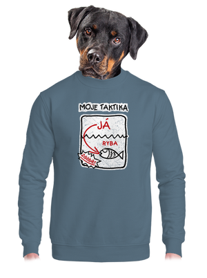 unisex mikina bez kapuce