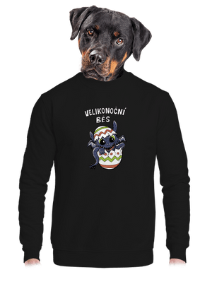 unisex mikina bez kapuce