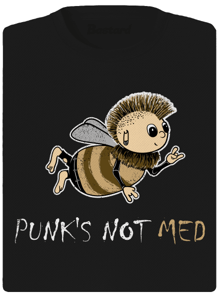 Punks Not Med dámské sportovní tričko Black