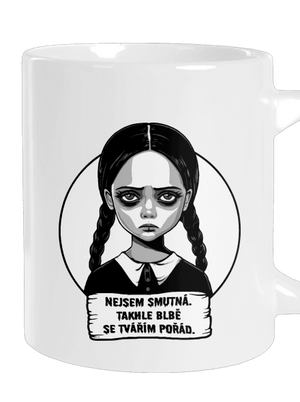Nejsem smutná velký hrnek White