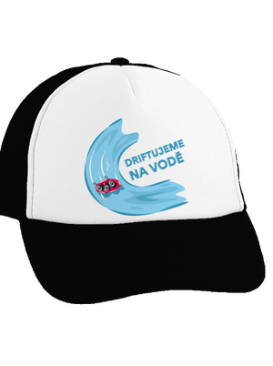 Driftujeme na vodě kšiltovka truckerka Black cap