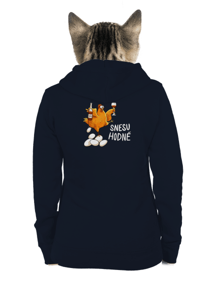 Snesu hodně dámská mikina na zip Navy Mal