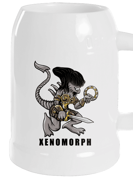 Xenomorph půllitr White