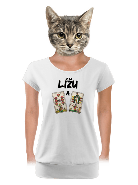 Kule a žaludy dámské tričko s lemem White