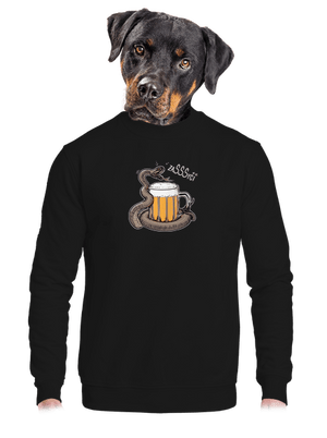 unisex mikina bez kapuce