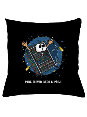 Padá server polštář Black