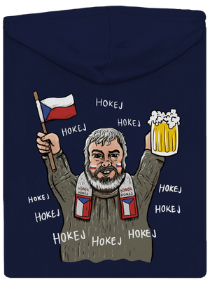 Hodor pánská mikina na zip Navy