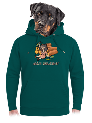 Mám kulatiny unisex mikina premium Emerald Green