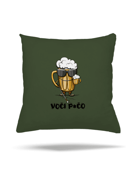 Voči p*čo polštář Olive Green