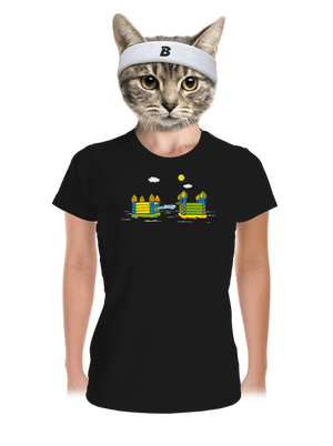 Bitva o hrad dámské sportovní tričko Black